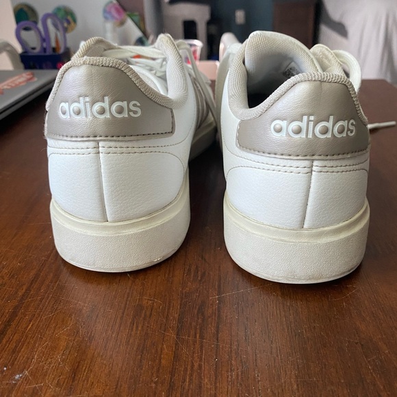 Adidas White and Platinum Sneakers - Picture 5 of 5